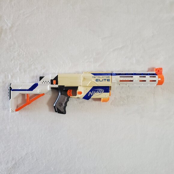 NERF Retaliator Elite N-Strike Blaster Gun with Attachments - Picture 7 of 7